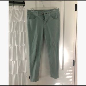 Green AE jeggings